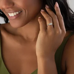 Hearts On Fire Felicity Platinum Diamond Cluster Ring