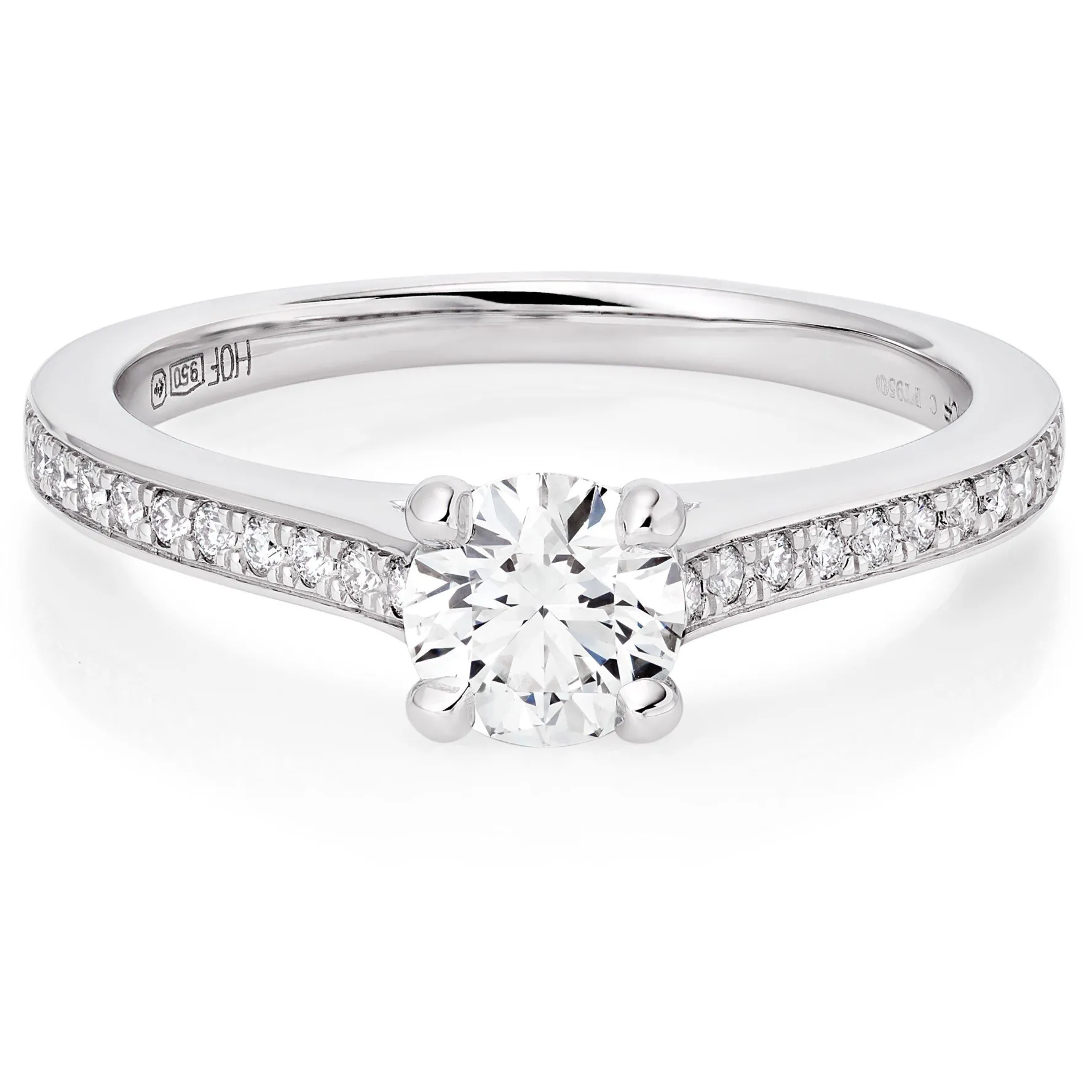 Hearts On Fire Illustrious Platinum Diamond Solitaire Ring