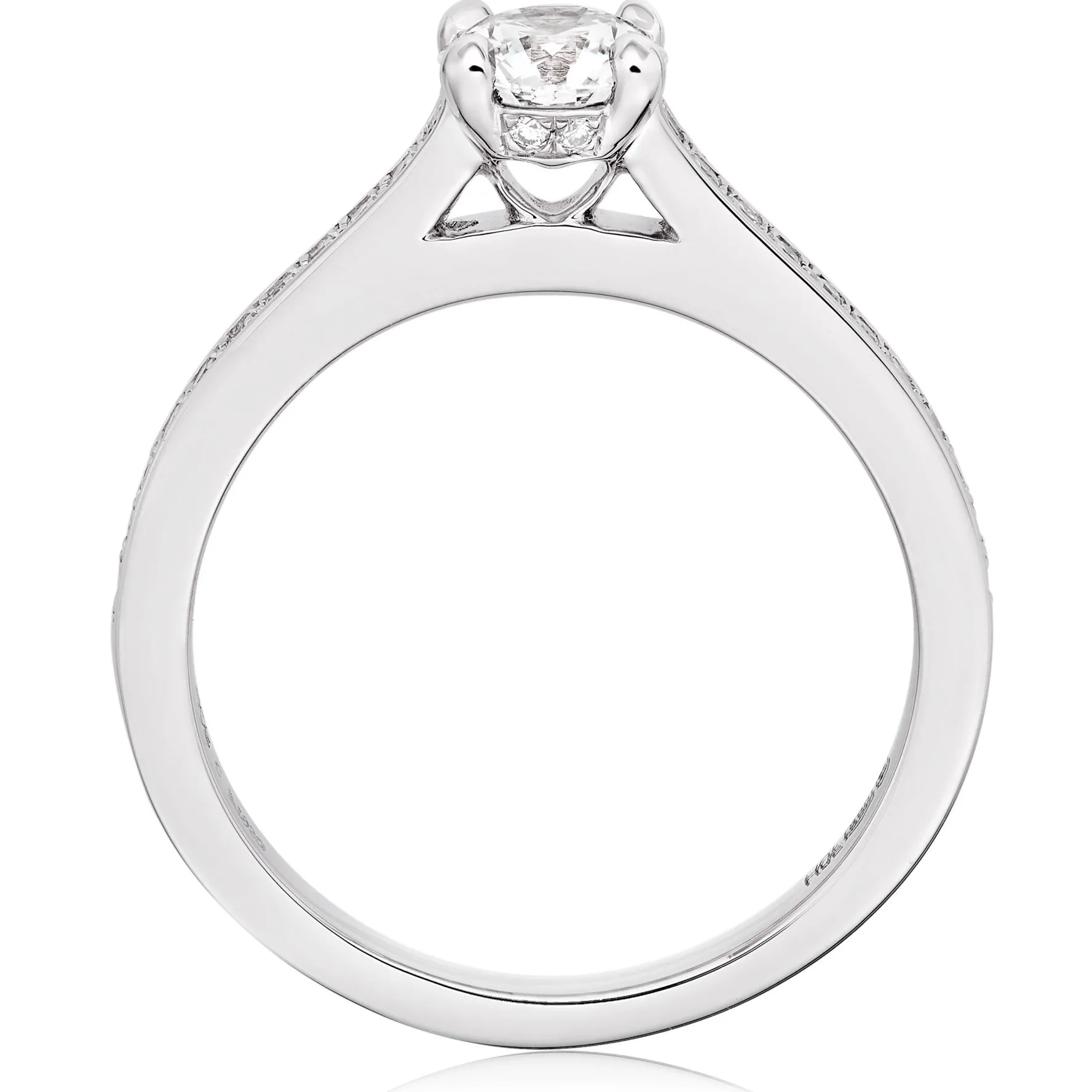 Hearts On Fire Illustrious Platinum Diamond Solitaire Ring
