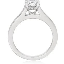 Hearts On Fire Illustrious Platinum Diamond Solitaire Ring