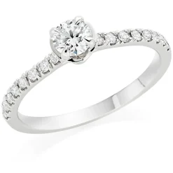 Hearts On Fire Juliette Platinum Diamond Solitaire Ring