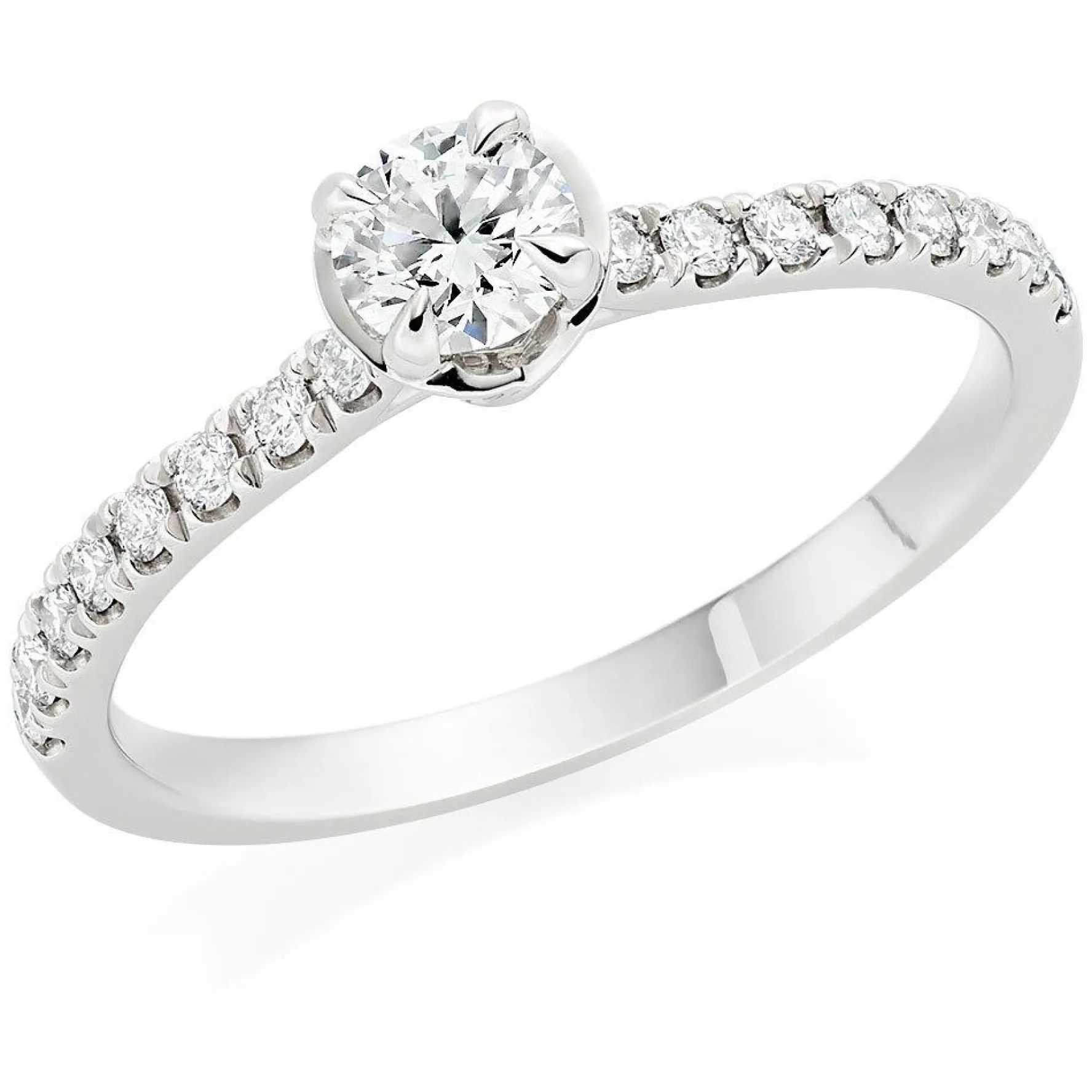 Hearts On Fire Juliette Platinum Diamond Solitaire Ring