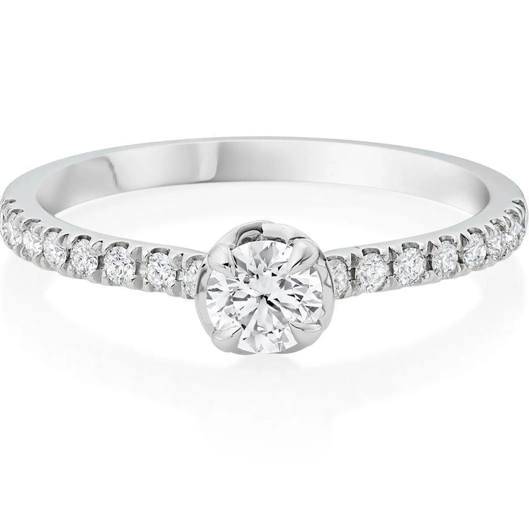 Hearts On Fire Juliette Platinum Diamond Solitaire Ring