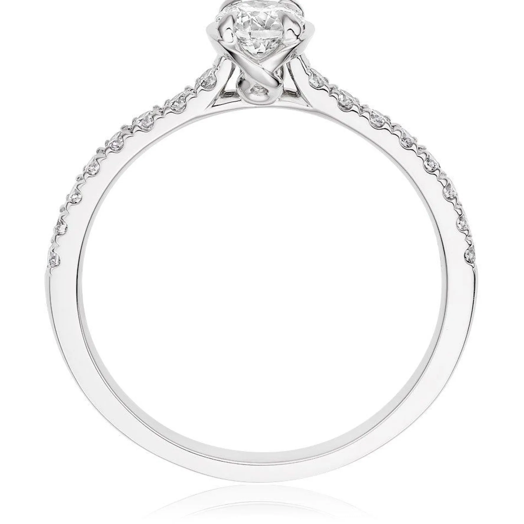 Hearts On Fire Juliette Platinum Diamond Solitaire Ring