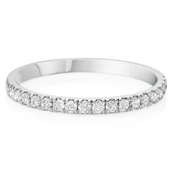 Hearts On Fire Juliette Platinum Diamond Half Eternity Ring