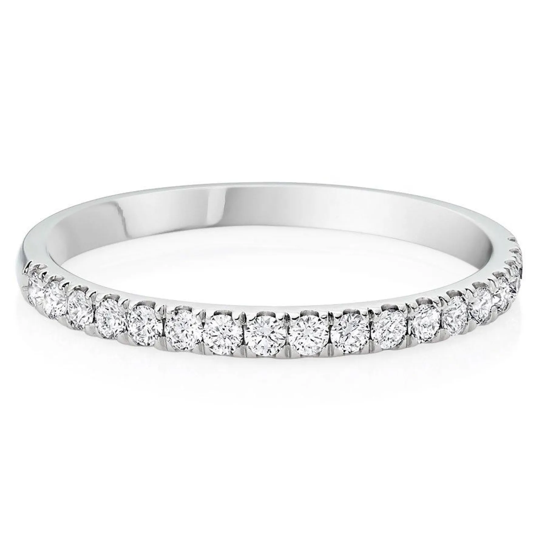 Hearts On Fire Juliette Platinum Diamond Half Eternity Ring