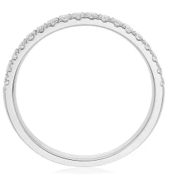 Hearts On Fire Juliette Platinum Diamond Half Eternity Ring