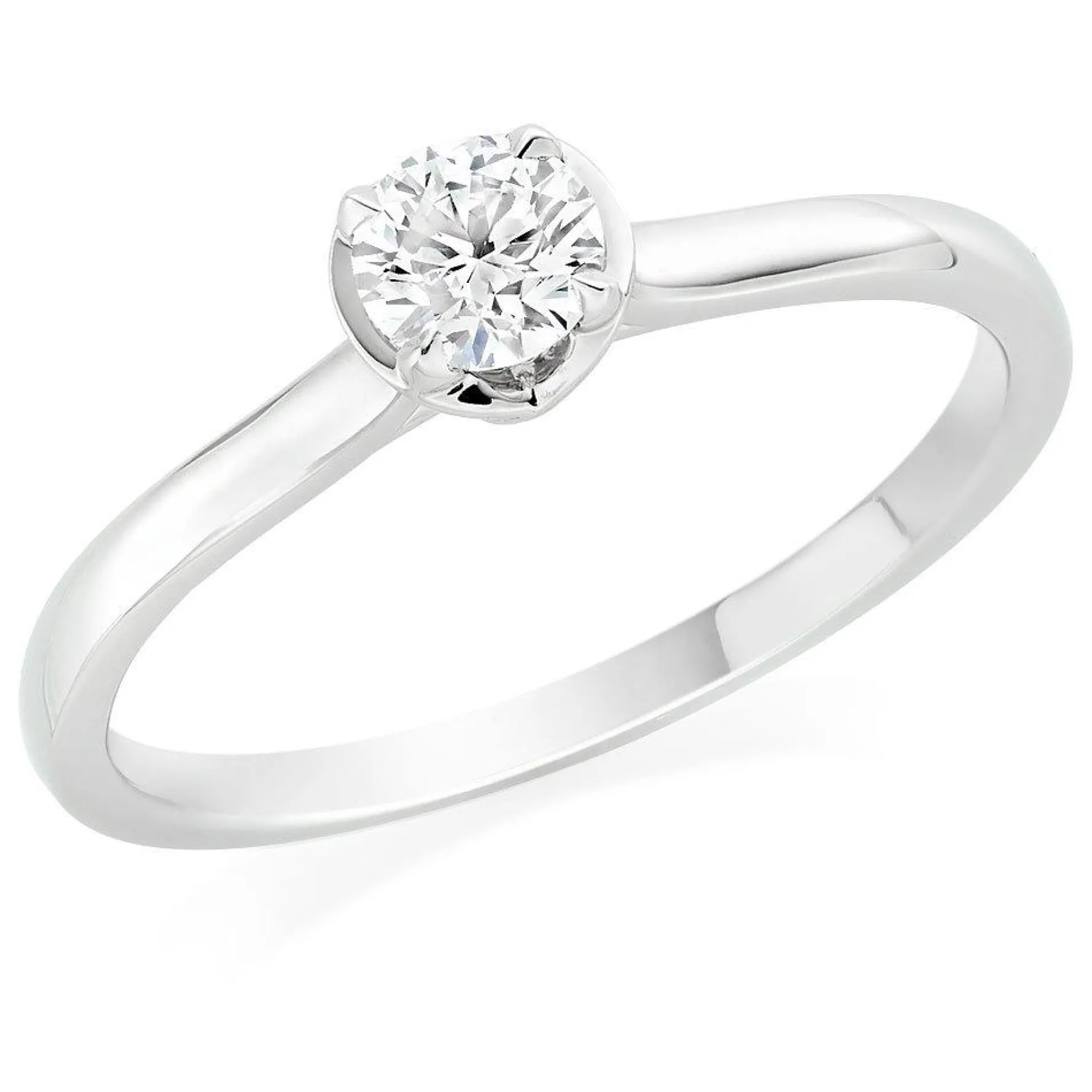 Hearts On Fire Juliette Platinum Diamond Solitaire Ring