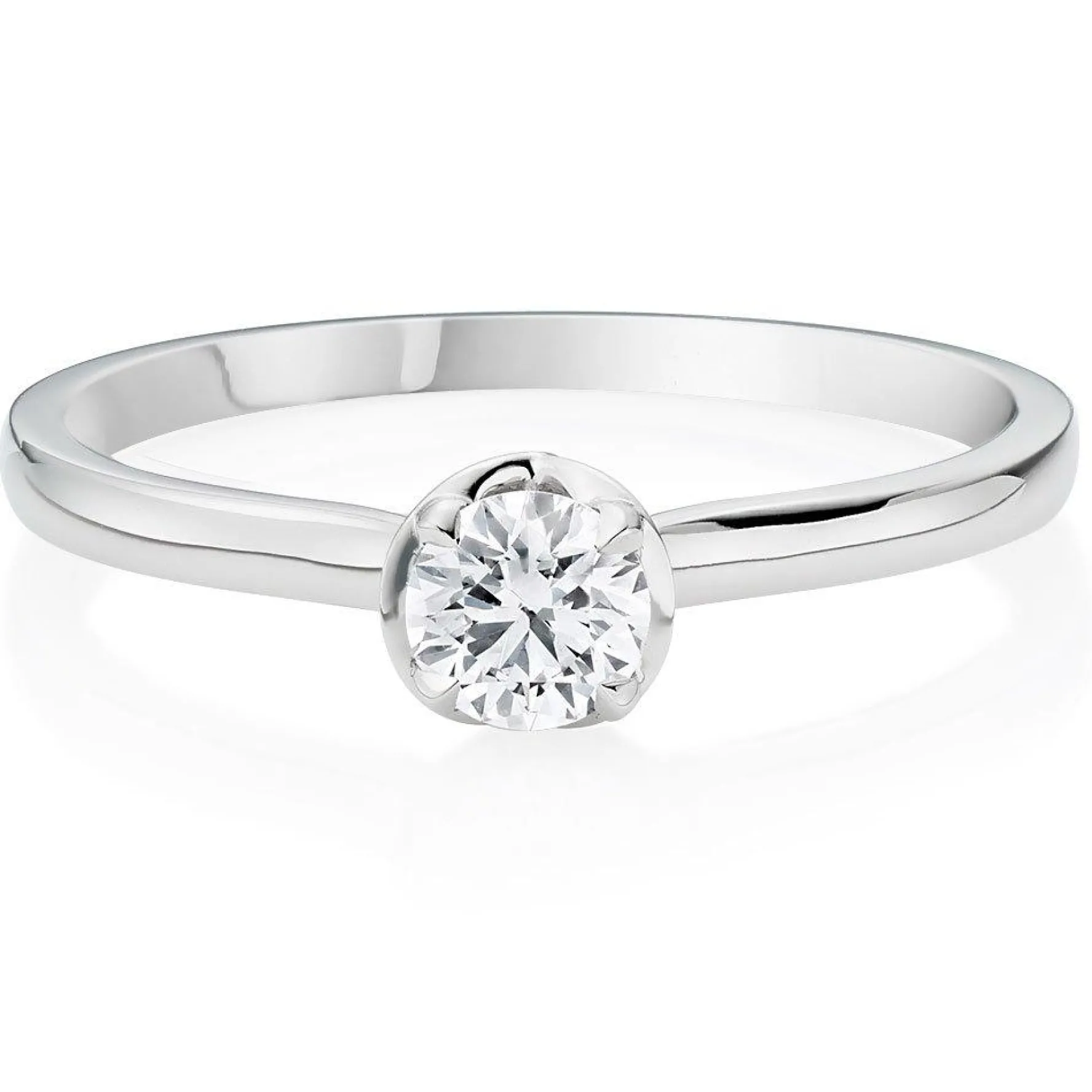 Hearts On Fire Juliette Platinum Diamond Solitaire Ring