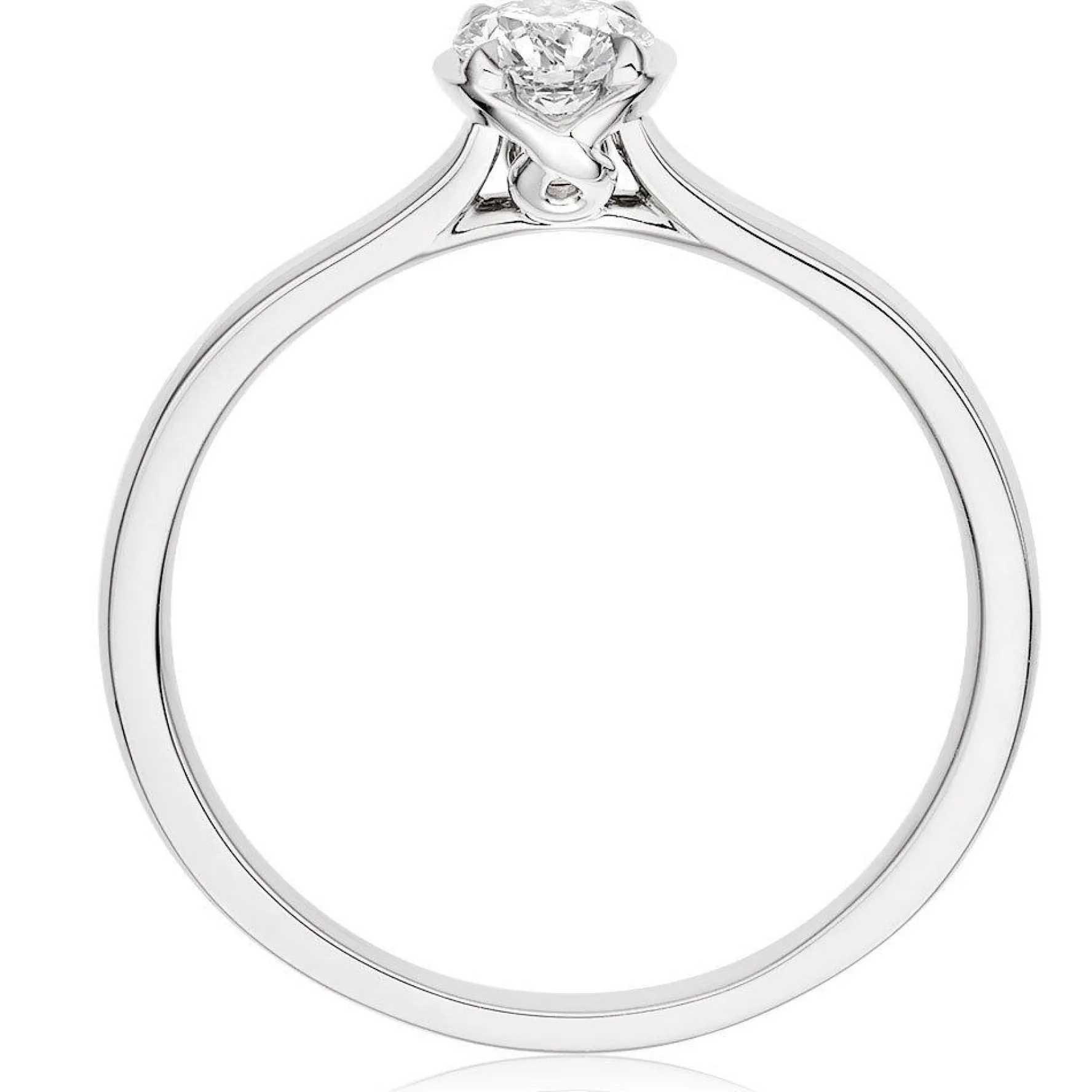 Hearts On Fire Juliette Platinum Diamond Solitaire Ring