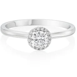 Hearts On Fire Juliette Platinum Diamond Halo Ring