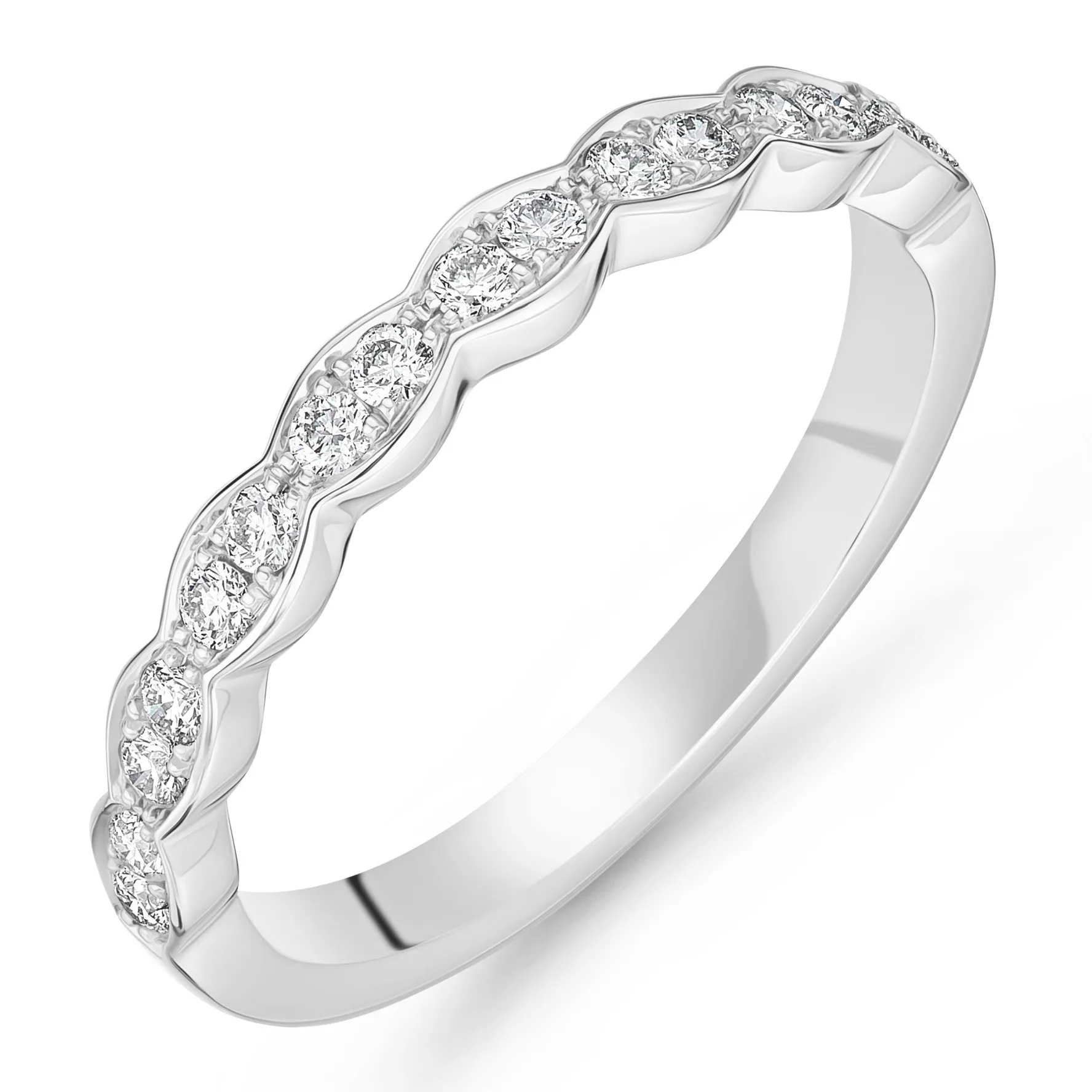 Hearts On Fire Lorelei Platinum Diamond 1.5mm Wedding Ring