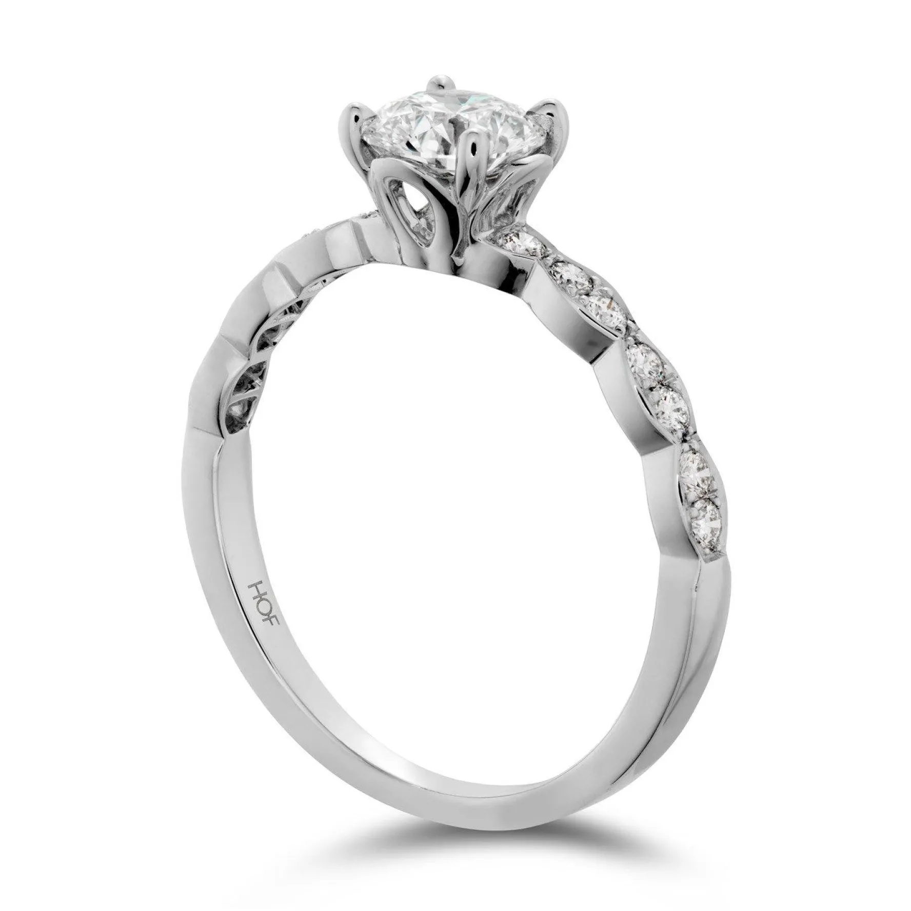 Hearts On Fire Lorelei Platinum Diamond Ring