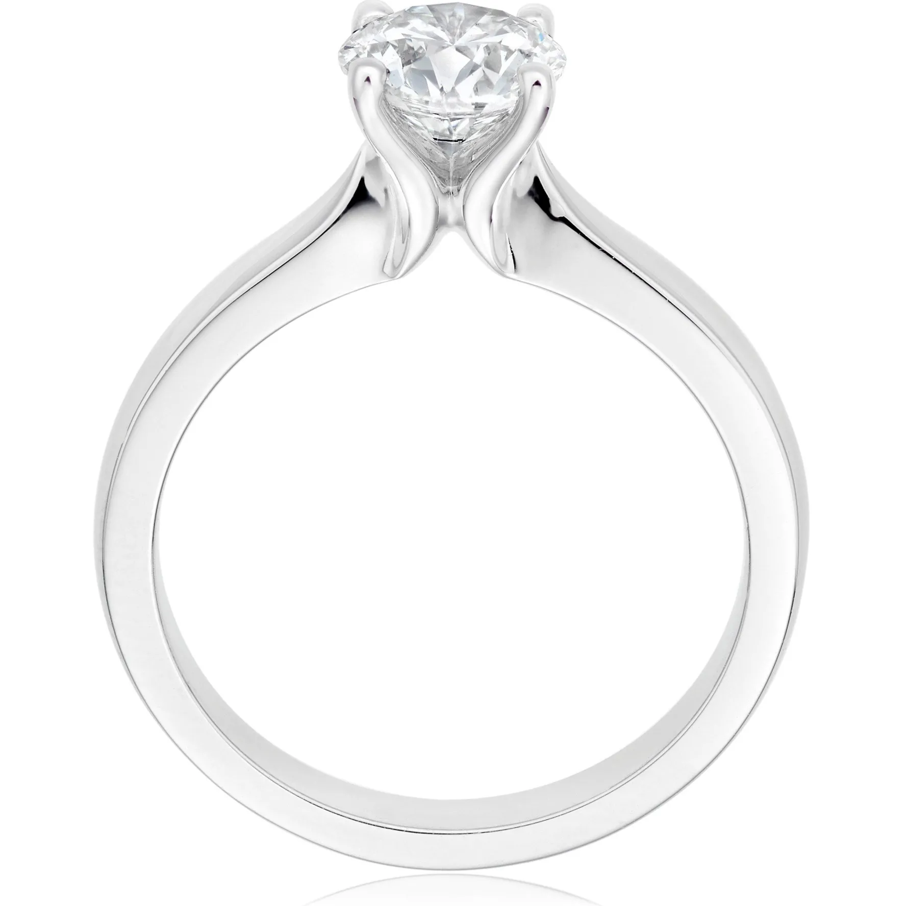 Hearts On Fire Platinum Diamond Solitaire Ring