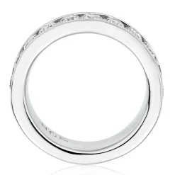 Hearts On Fire Platinum Diamond Half Eternity Ring
