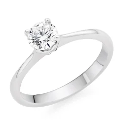 Hearts On Fire Platinum Diamond Solitaire Ring