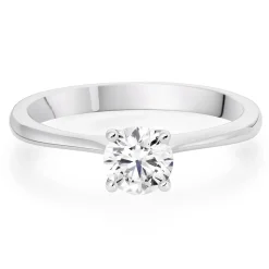 Hearts On Fire Platinum Diamond Solitaire Ring