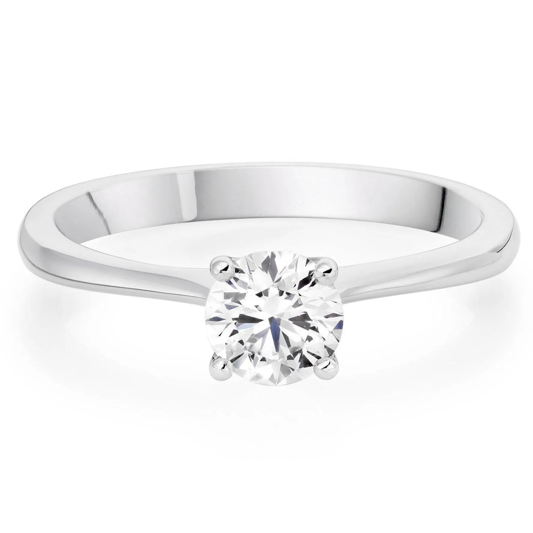 Hearts On Fire Platinum Diamond Solitaire Ring