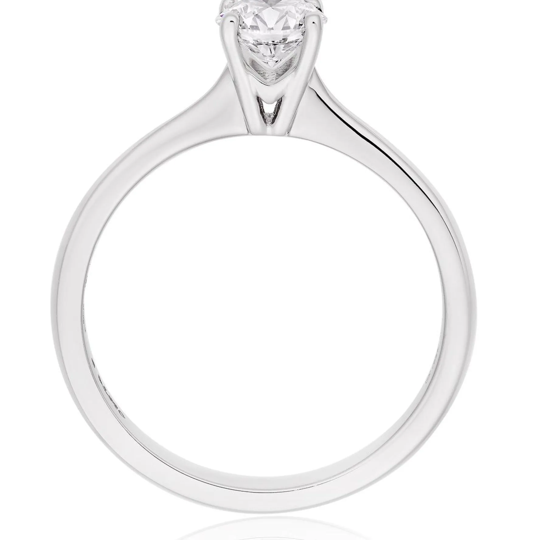 Hearts On Fire Platinum Diamond Solitaire Ring