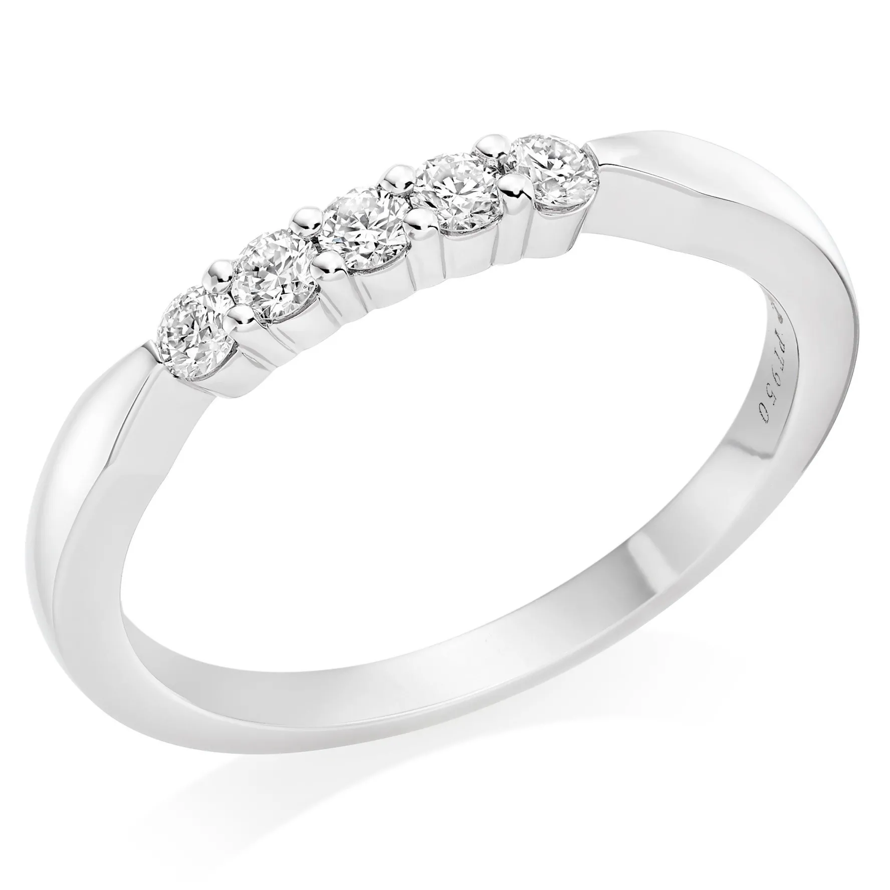 Hearts On Fire Platinum Diamond Wedding Ring