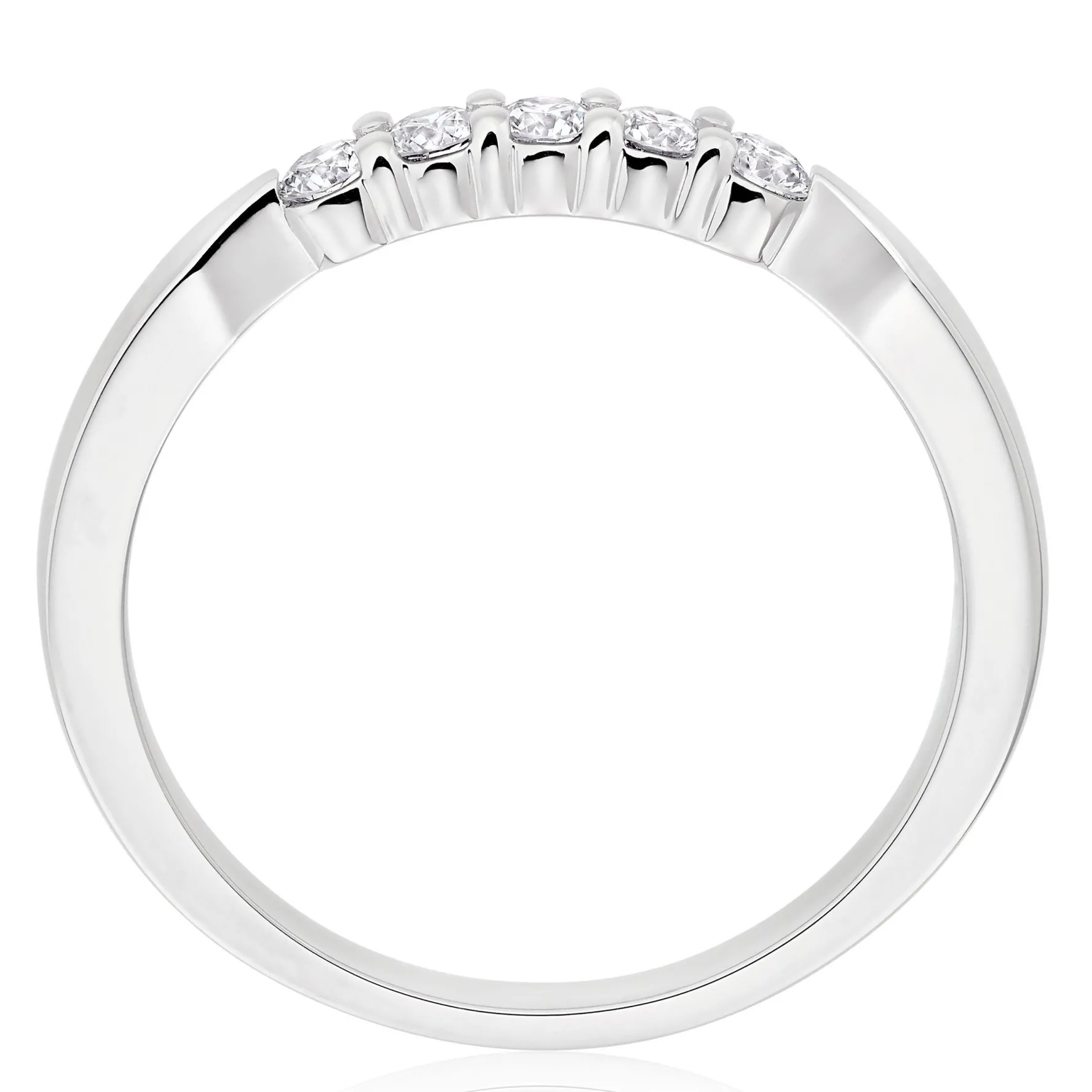Hearts On Fire Platinum Diamond Wedding Ring