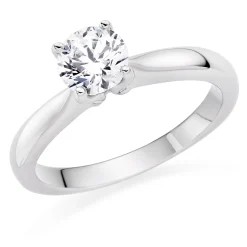 Hearts On Fire Platinum Diamond Solitaire Ring