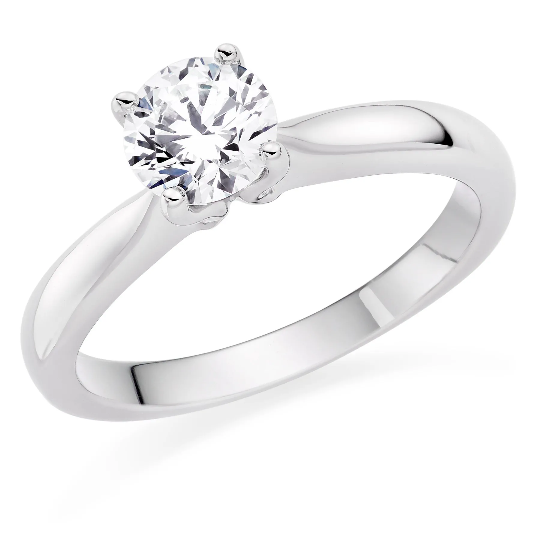 Hearts On Fire Platinum Diamond Solitaire Ring