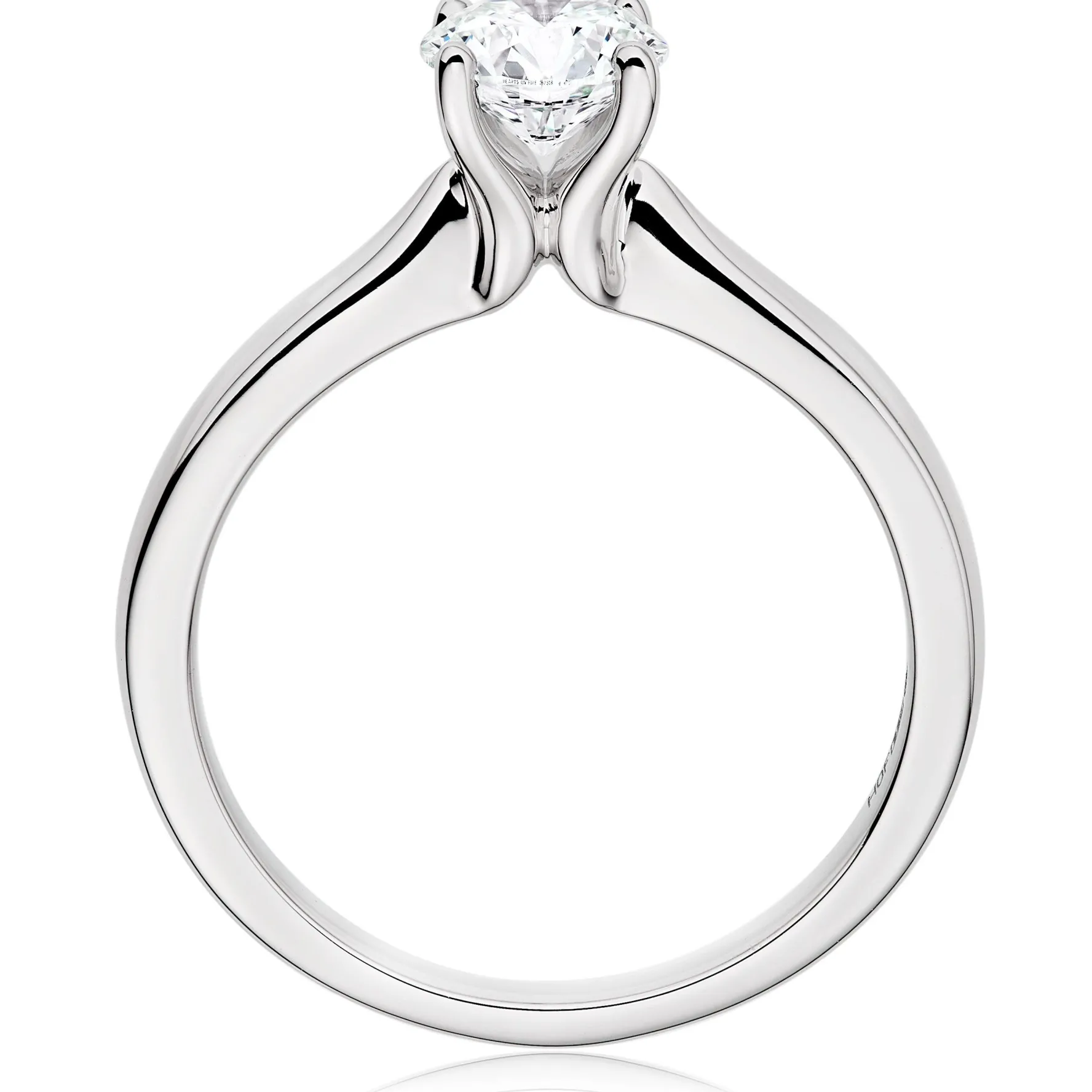 Hearts On Fire Platinum Diamond Solitaire Ring