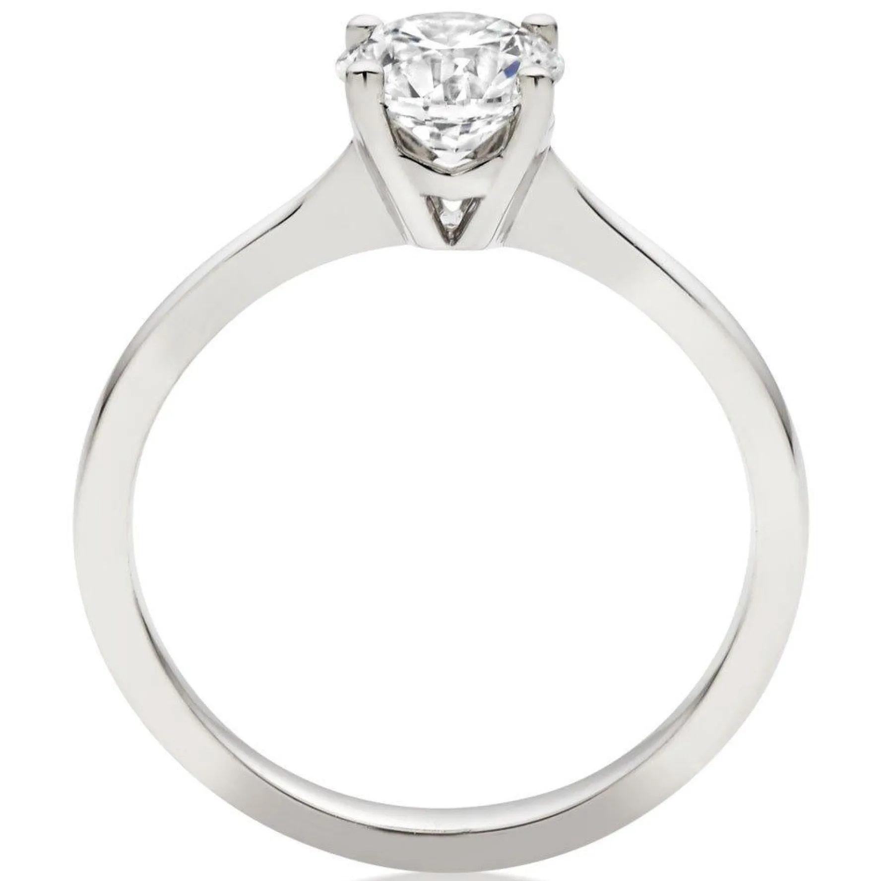 Hearts On Fire Platinum Diamond Solitaire Ring