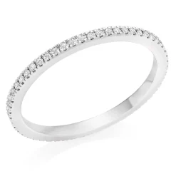 Hearts On Fire Platinum Diamond Eternity Ring