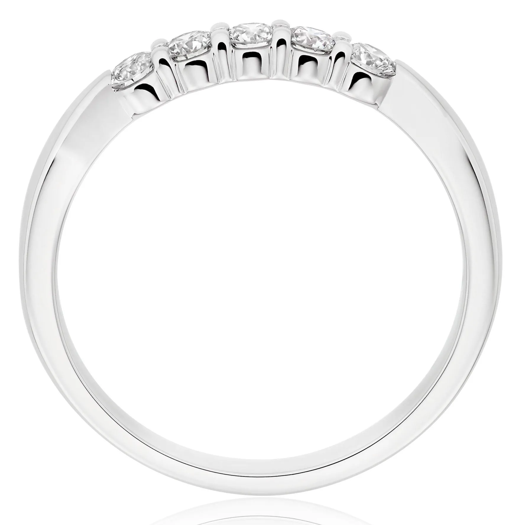 Hearts On Fire Platinum Diamond Wedding Ring