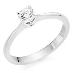 Hearts On Fire Platinum Diamond Solitaire Ring