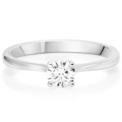 Hearts On Fire Platinum Diamond Solitaire Ring