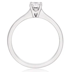 Hearts On Fire Platinum Diamond Solitaire Ring