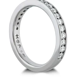 Hearts On Fire Platinum Diamond Half Eternity Ring