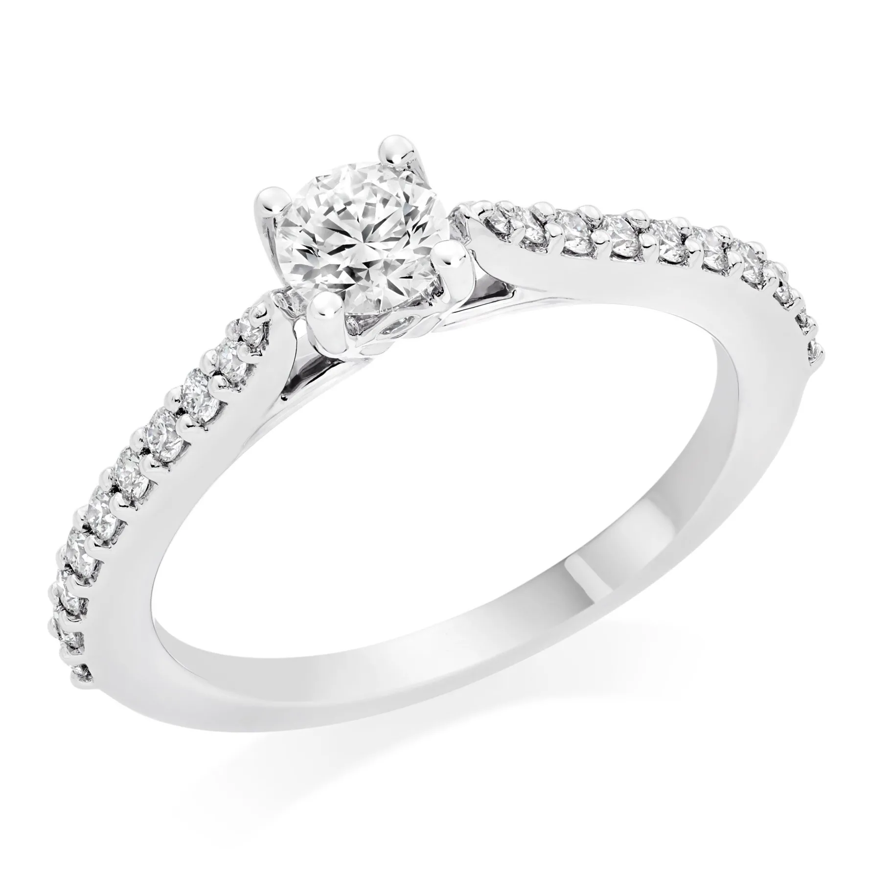 Hearts On Fire Platinum Diamond Solitaire Ring