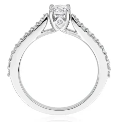 Hearts On Fire Platinum Diamond Solitaire Ring