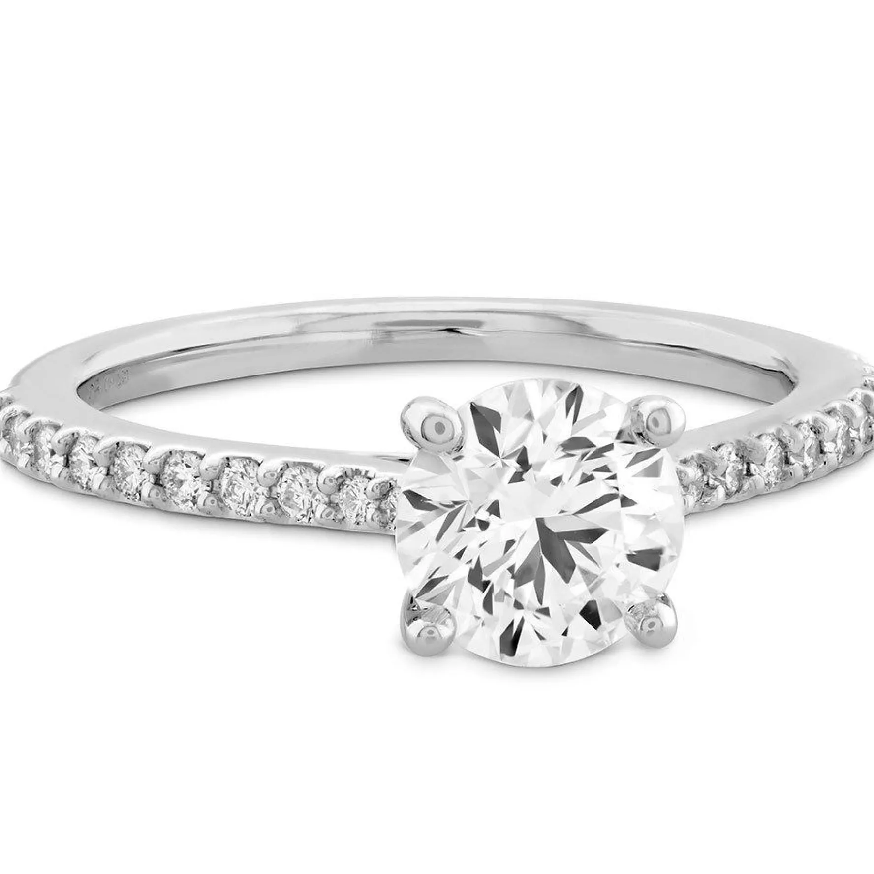 Hearts On Fire Platinum Diamond Solitaire Ring