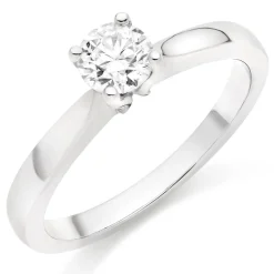 Hearts On Fire Purely Bridal Platinum Diamond Solitaire Ring