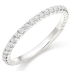 Hearts On Fire Simply Bridal Platinum Diamond 1.6mm Wedding Ring