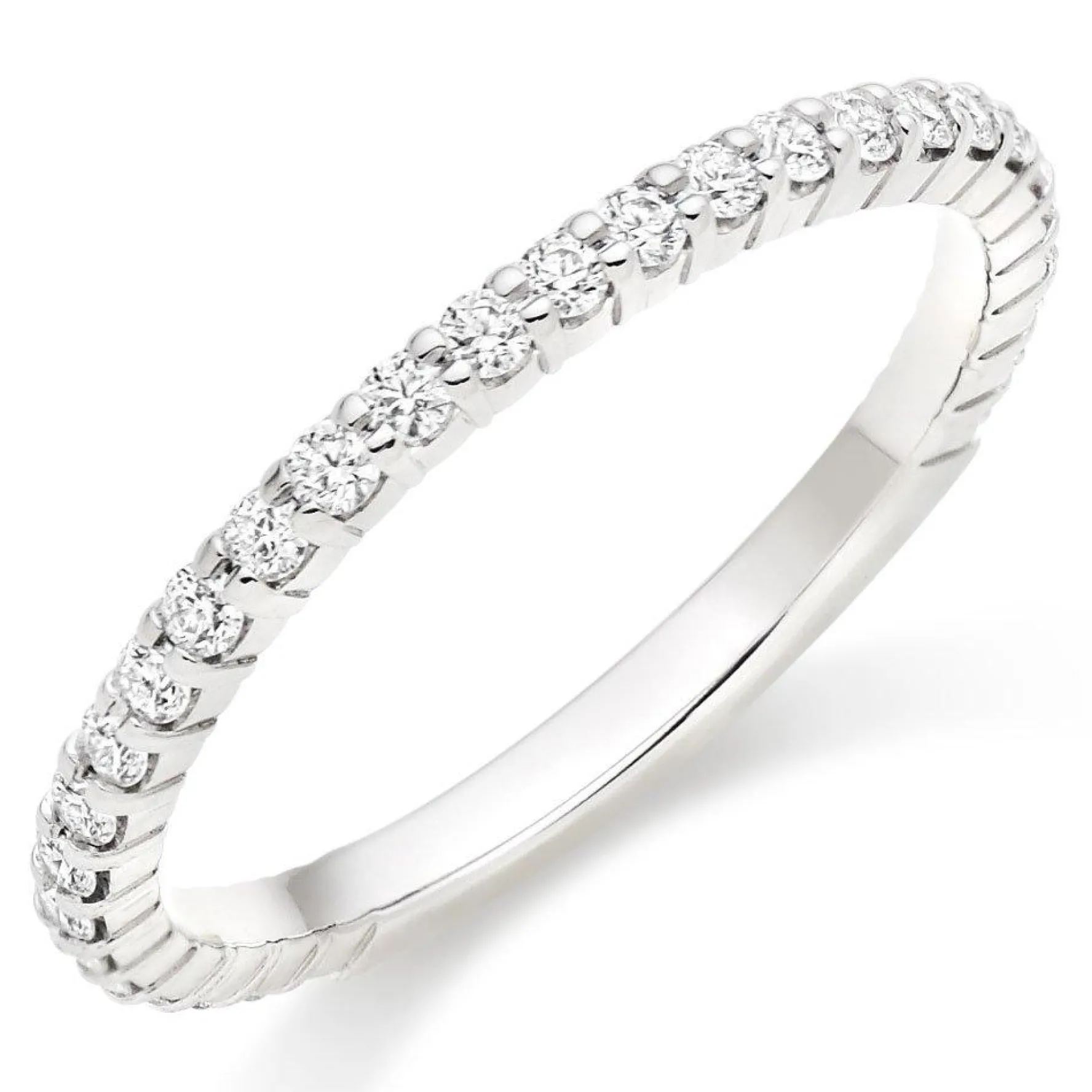 Hearts On Fire Simply Bridal Platinum Diamond 1.6mm Wedding Ring