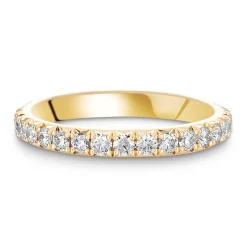 Hearts On Fire Vela 18ct Yellow Gold Diamond Wedding Ring