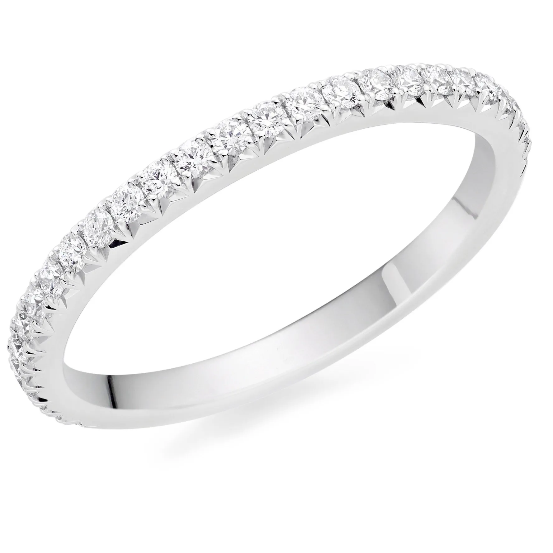 Hearts On Fire Vela Platinum Diamond Eternity Wedding Ring