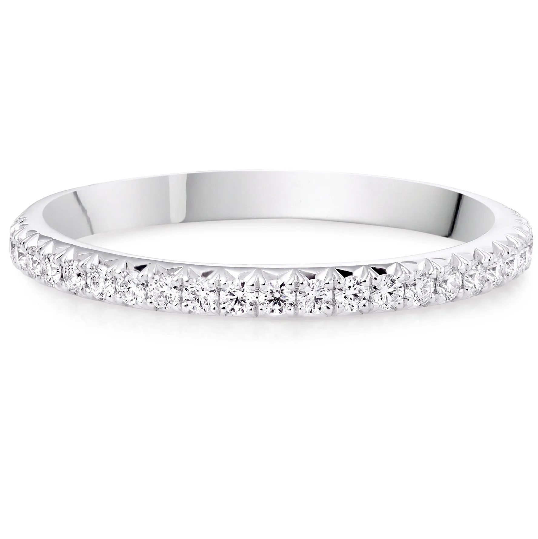 Hearts On Fire Vela Platinum Diamond Eternity Wedding Ring