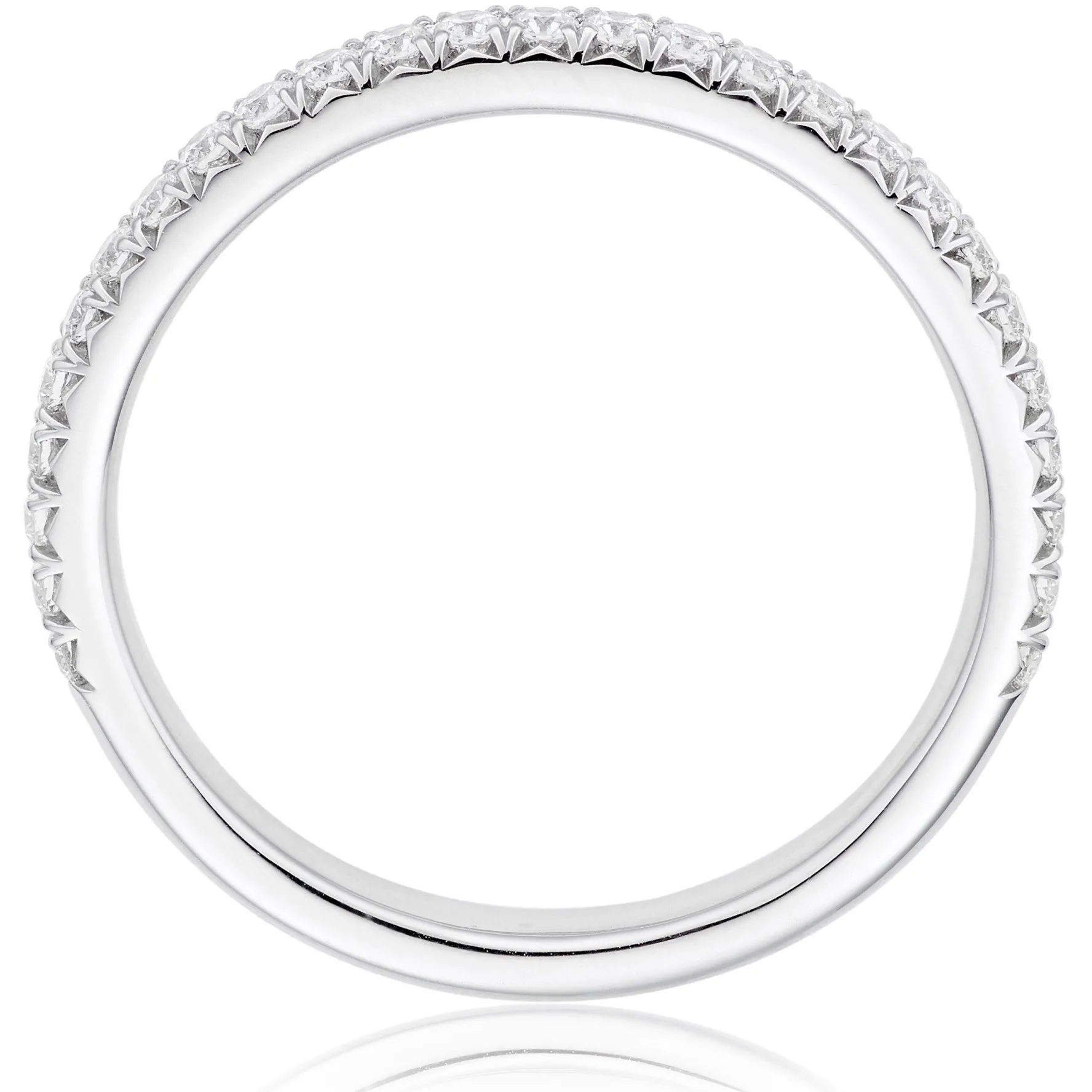 Hearts On Fire Vela Platinum Diamond Eternity Wedding Ring