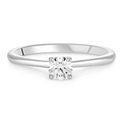 Hearts On Fire Vela Platinum Diamond Solitaire Ring