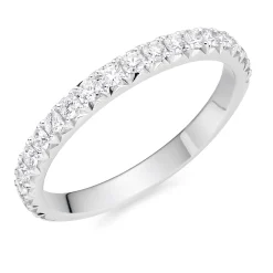 Hearts On Fire Vela Platinum Diamond Eternity Wedding Ring