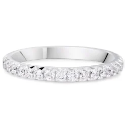 Hearts On Fire Vela Platinum Diamond Eternity Wedding Ring