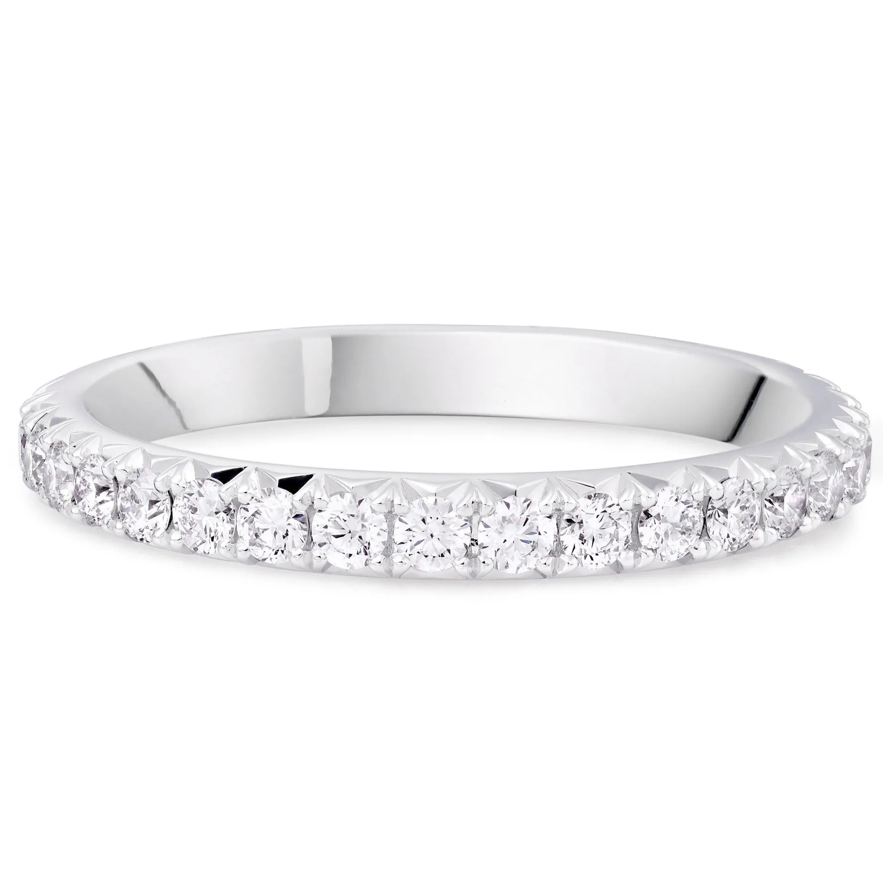 Hearts On Fire Vela Platinum Diamond Eternity Wedding Ring