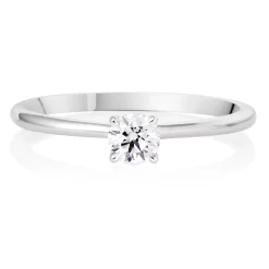 Hearts On Fire Vela Platinum Diamond Solitaire Ring